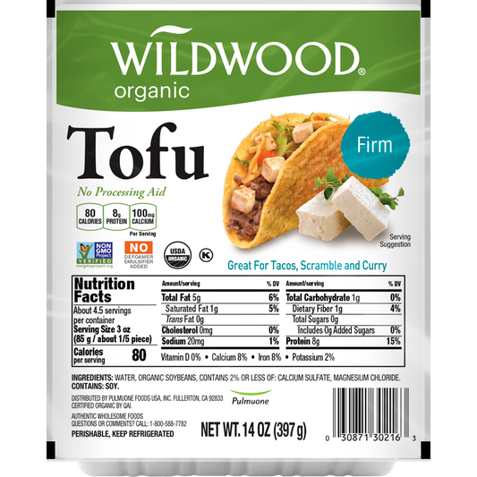 Wildwood, Organic Firm Tofu, 14 Oz