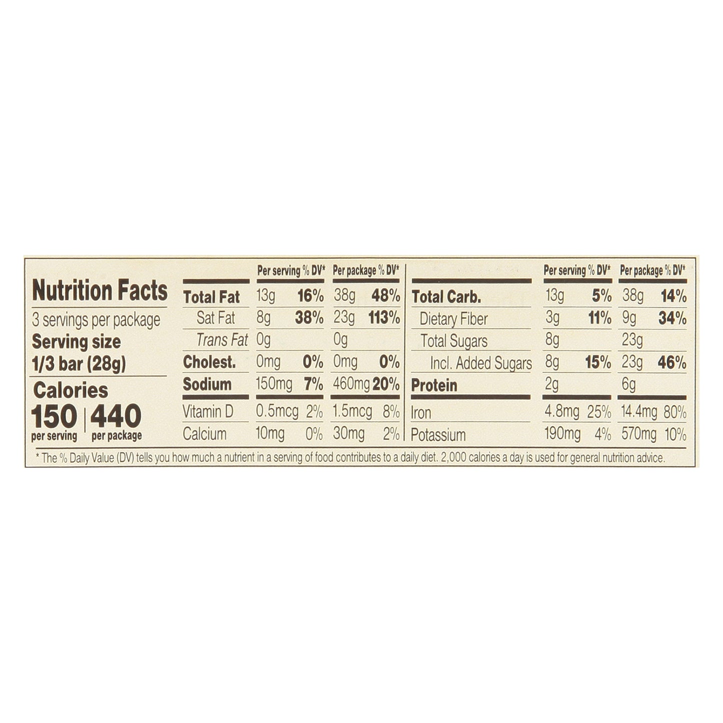 Chocolove 72% Cocoa Hawaiian Sea Salt Dark Chocolate 3 oz