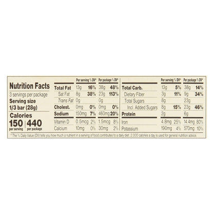 Chocolove 72% Cocoa Hawaiian Sea Salt Dark Chocolate 3 oz