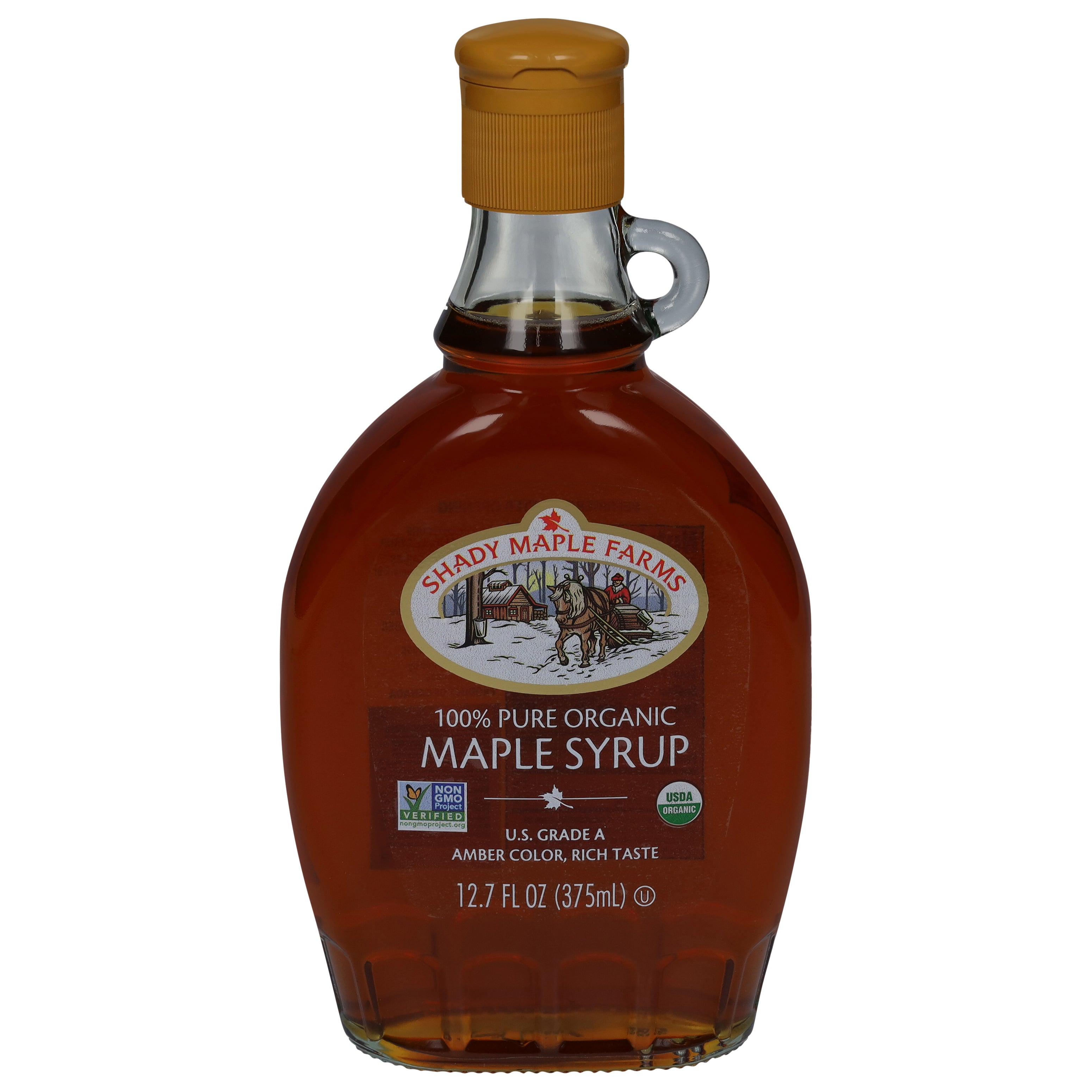 Pure Syrup Shady Maple Farms Organic 100% Pure Maple Syrup 12.7 fl oz – Mill ...