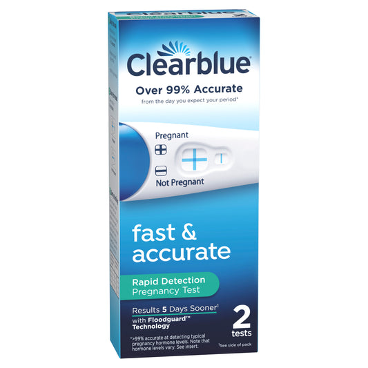 Clearblue Rapid Detection Pregnancy Test, 2 Count