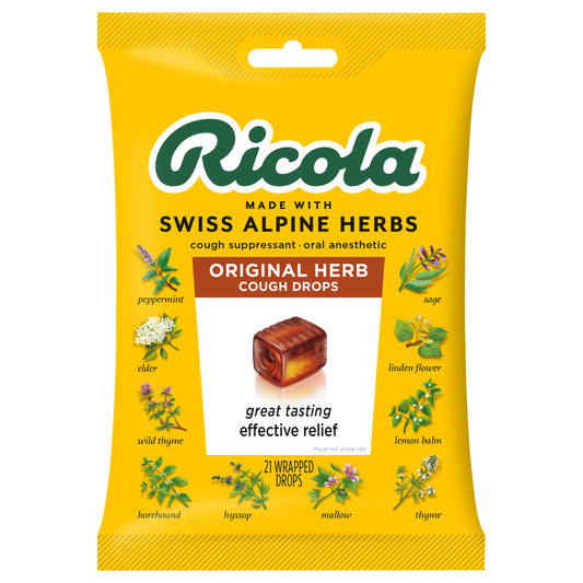 Ricola Original Herb Cough Drops, 21 Count