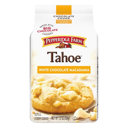 Pepperidge Farm Tahoe Crispy White Chocolate Macadamia Cookies 8 ea