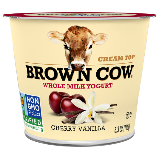 Brown Cow Whole Milk Cherry Vanilla Yogurt 5.3 oz