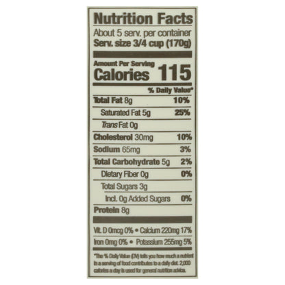 Bellwether Farms Whole Milk Cow Milk Plain Yogurt 32 oz