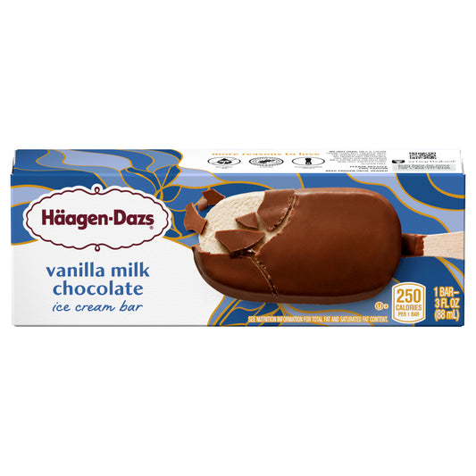 Haagen-Dazs Vanilla Milk Chocolate Bars