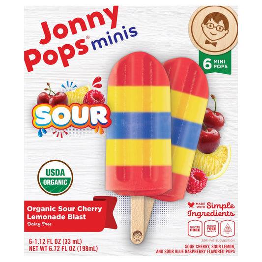 JonnyPops Organic Sour Cherry Lemonade Splash