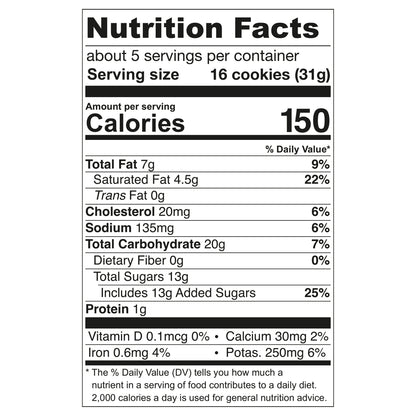 Tate's Bake Shop Tiny Snickerdoodle Cookies, 5.5 oz