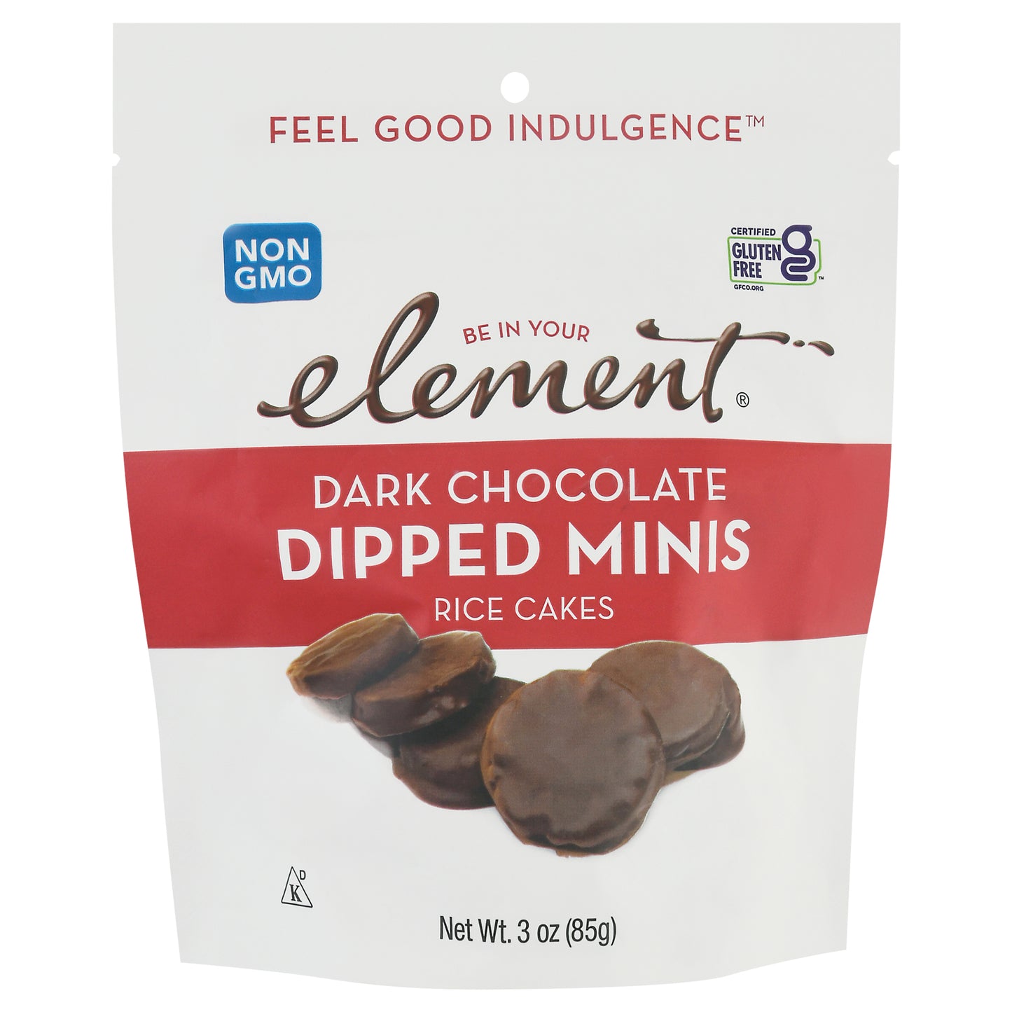 Element Dark Chocolate Dipped Minis Rice Cakes 3 oz