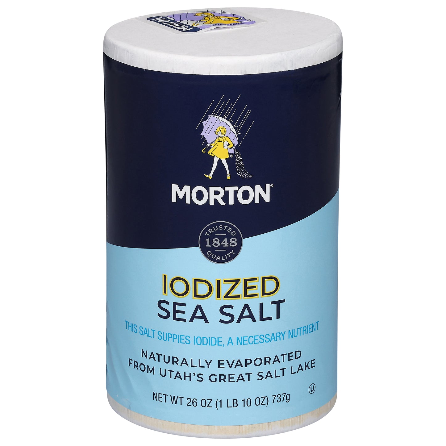 Morton Iodized Sea Salt 26 oz