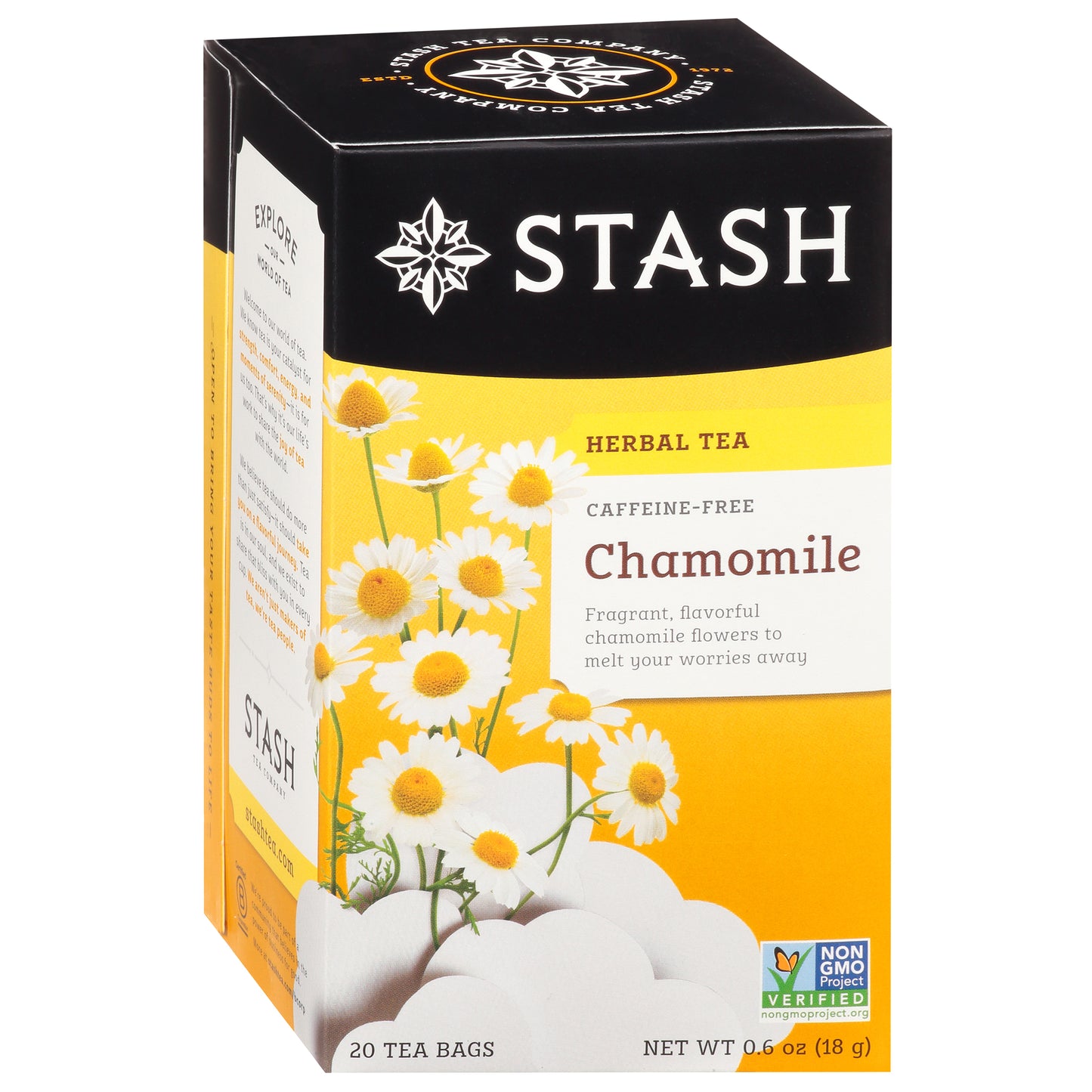 Stash Caffeine-Free Tea Bags Chamomile Herbal Tea 20 ea