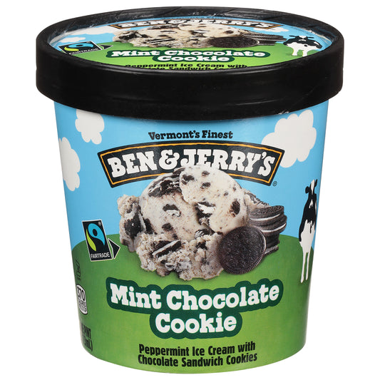 Ben & Jerry's Mint Chocolate Cookie Ice Cream 1 pt