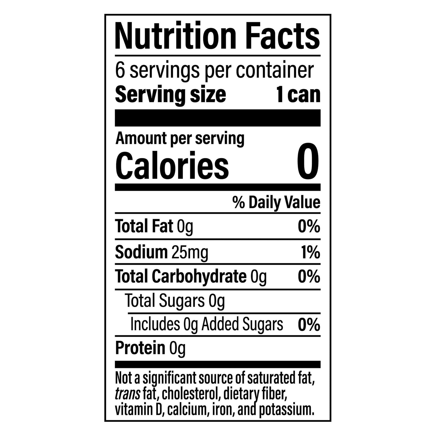 Pepsi Zero Sugar Mini Soda Cola 7.5 Fl Oz 6 Count