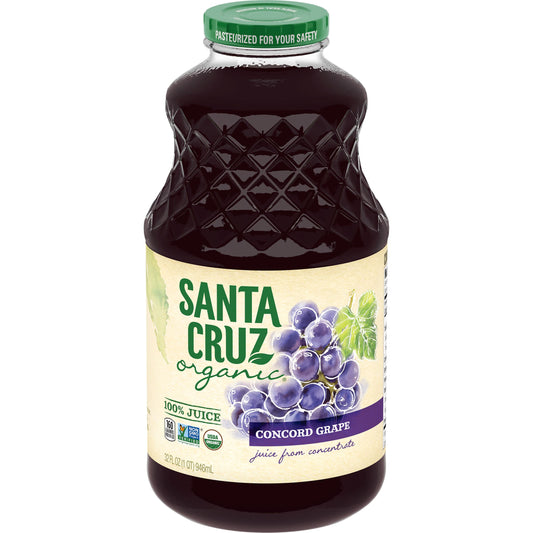 Santa Cruz Organic, Fruit Juice Concord Grape, 32 Oz