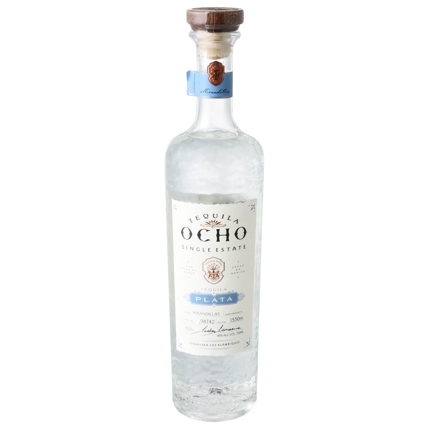 Ocho Plata Tequila 750 ml