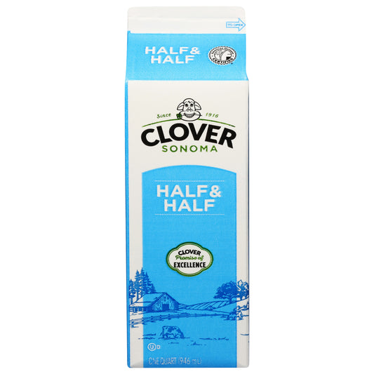 Clover Sonoma Half & Half 1 qt