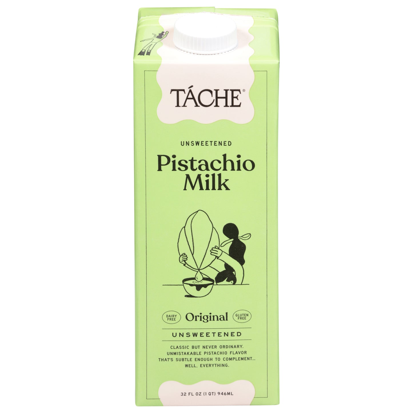 Tache Unsweetened Original Pistachio Milk 32 fl oz