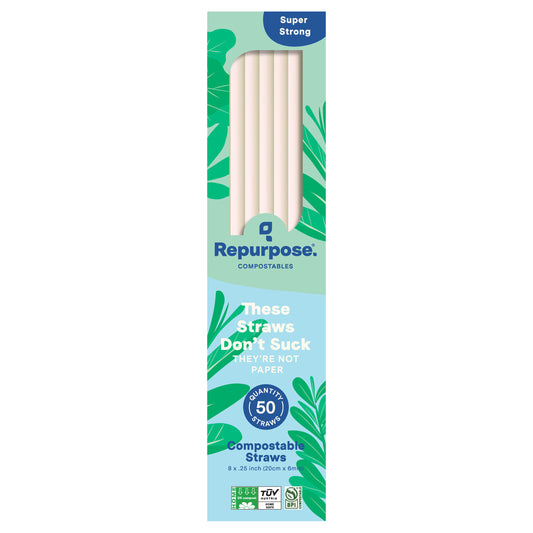 Repurpose Compostable Straws
