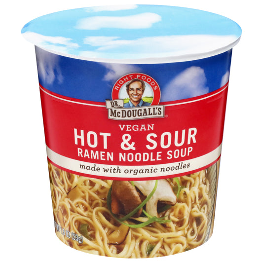Dr. McDougall's Vegan Hot & Sour Ramen Noodle Soup 1.9 oz
