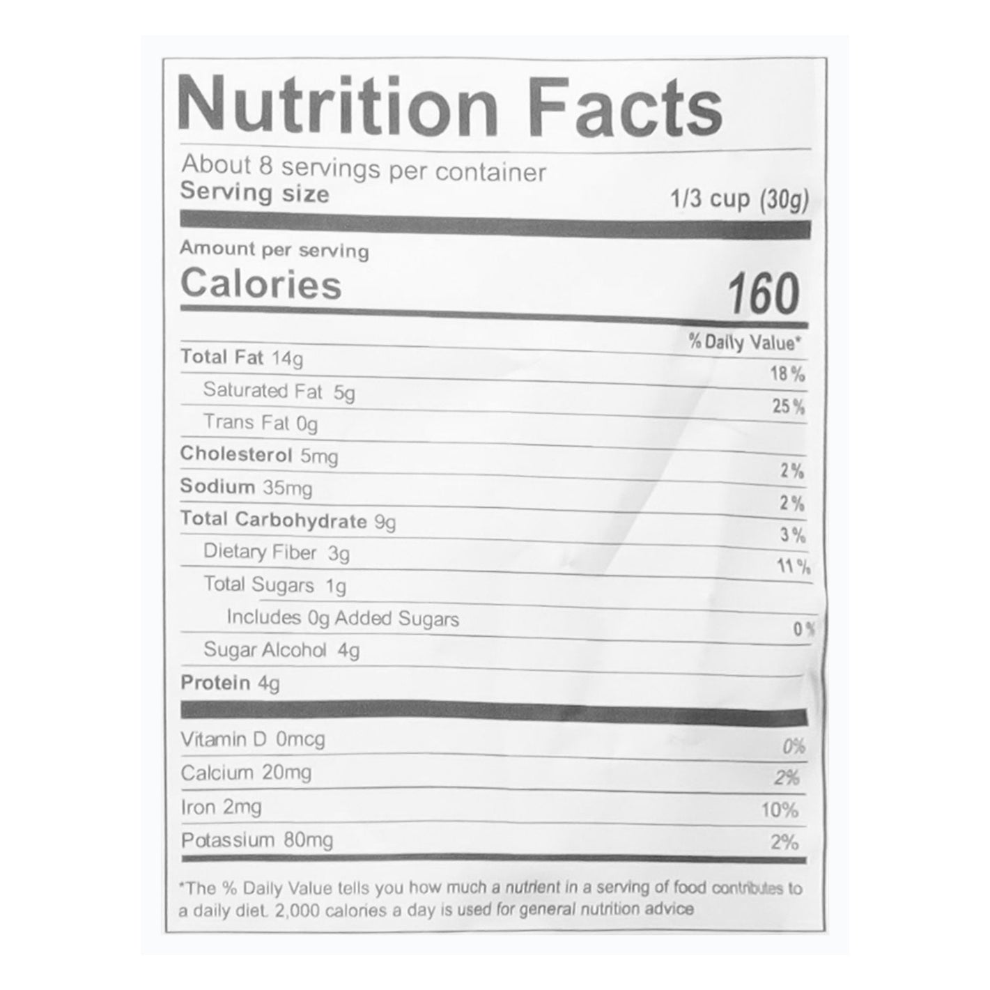 NuTrail No Sugar Added Sweet & Crunchy Dark Chocolate Nut Granola 8 oz