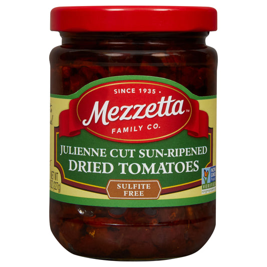 Mezzetta Julienne Cut Sun-Ripened Dried Tomatoes Sulfite Free, 8 oz