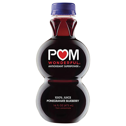 POM Wonderful Antioxidant Superpower Pomegranate Blueberry 100% Juice 16 oz