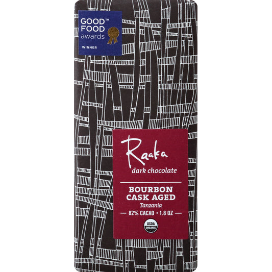 Raaka RAAKA DARK CHOC BOURBON CASK AGE 1.8 OZ