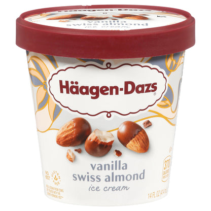 Haagen-Dazs Vanilla Swiss Almond Ice Cream 14 fl oz