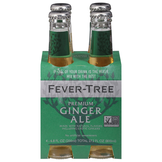 Fever-Tree Premium Ginger Ale 4 - 6.8 fl oz Bottles