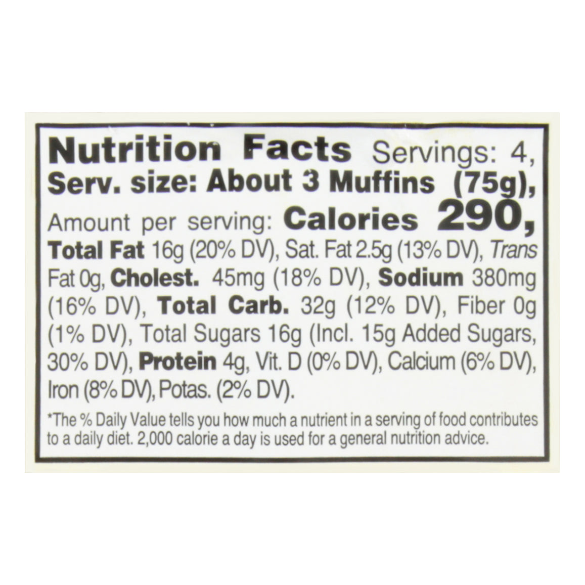 Cafe Valley Bakery Mini Banana Nut Muffins 12 ea