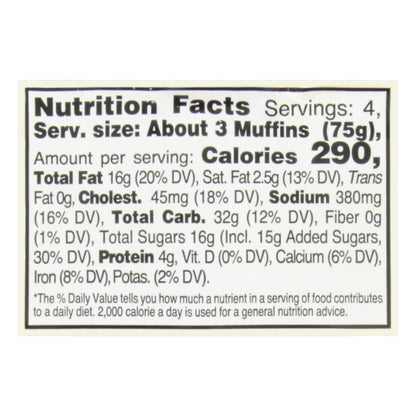 Cafe Valley Bakery Mini Banana Nut Muffins 12 ea