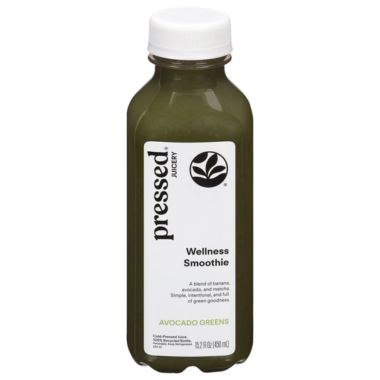Pressed Juicery Avocado Greens Wellness Smoothie 15.2 fl oz