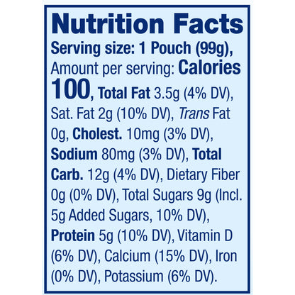 Stonyfield® Organic Vanilla Whole Milk Yogurt 3.5 oz. Pouch