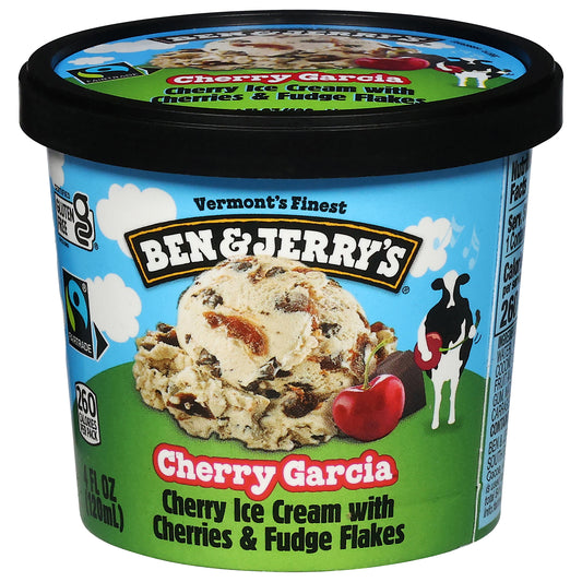 Ben & Jerry's Cherry Garcia Ice Cream 4 fl oz
