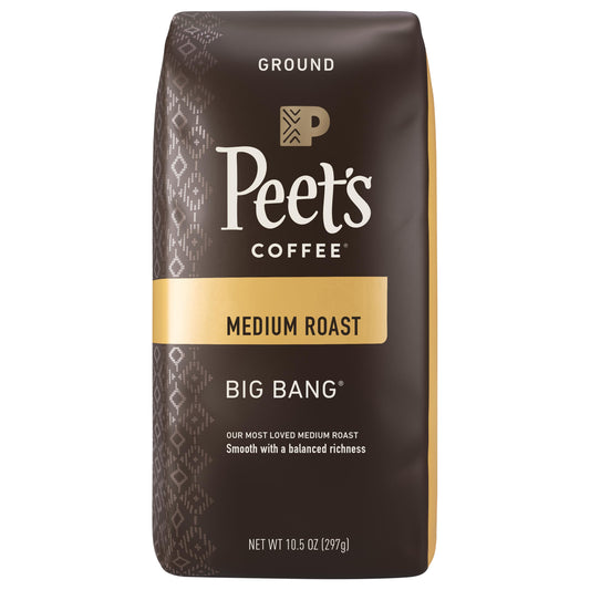 Peet's Coffee, Big Bang, Medium Roast Ground Coffee - 10.5oz Bags