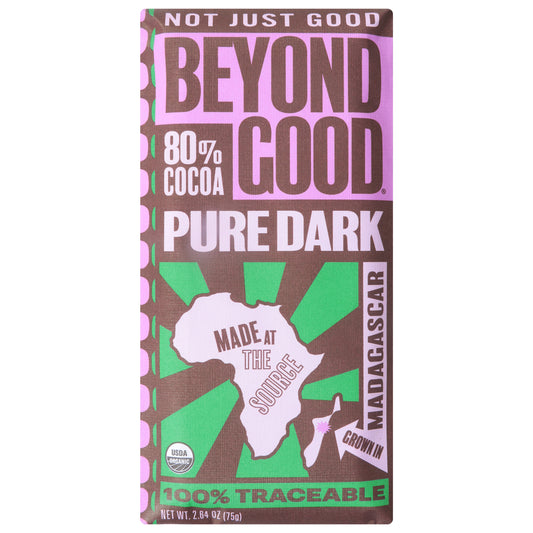 Beyond Good 80% Cocoa Pure Dark Chocolate 2.64 oz