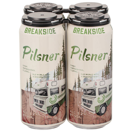 Breakside Pilsner Beer 4 - 1 pt Cans