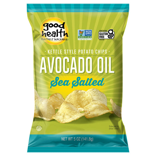Good Health Avocado Oil Sea Salt Kettle Style Potato Chips 5 oz