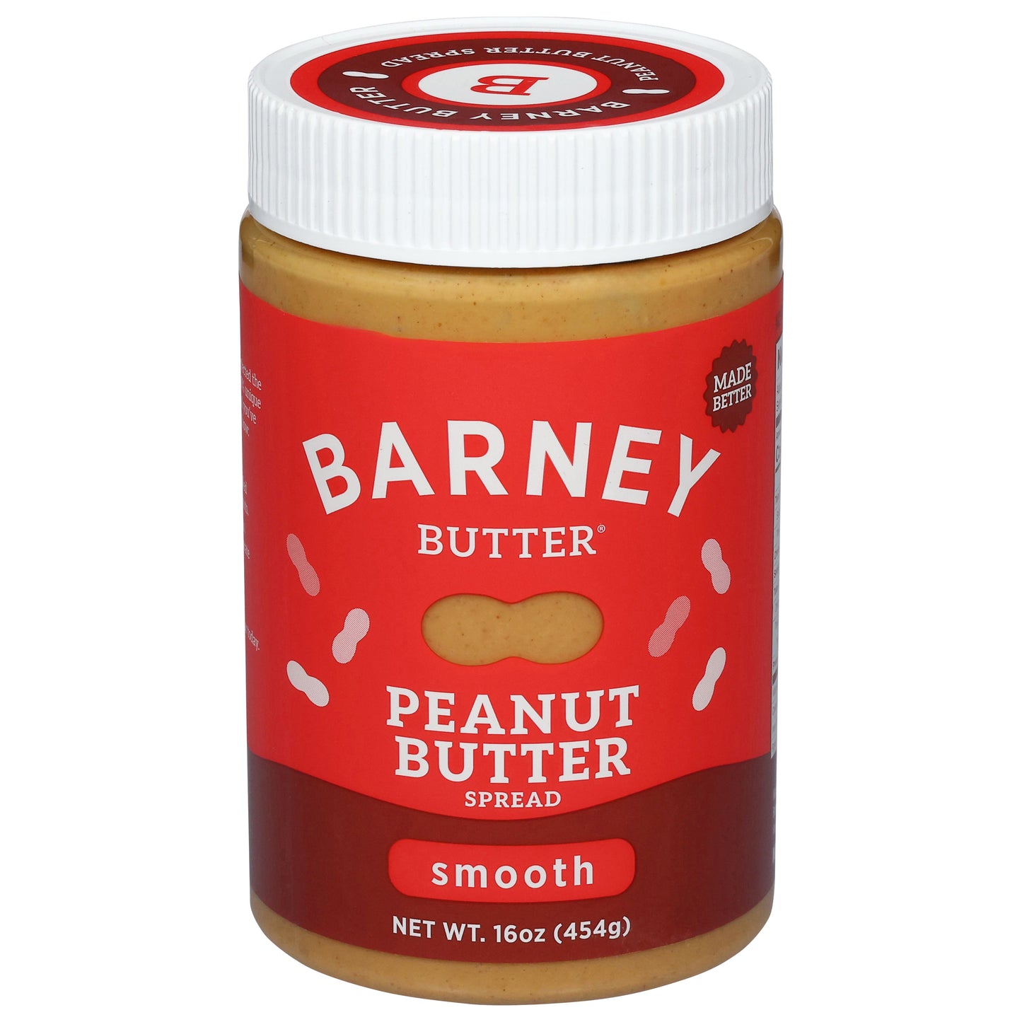 Barney Butter Smooth Peanut Butter Spread 16 oz