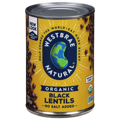 Westbrae Natural Organic Black Lentils 15 oz