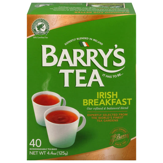 Barry's Tea Irish Breakfast Tea 40 Tea Bags