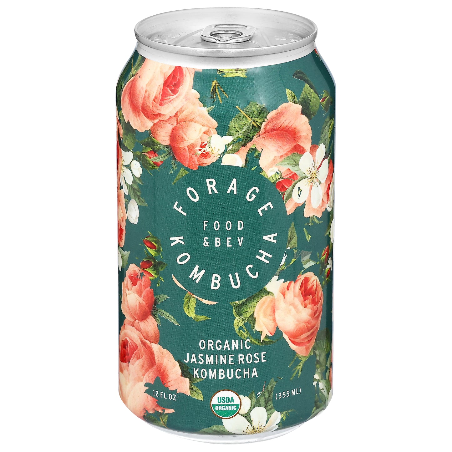 Forage Kombucha Organic Jasmine Rose Kombucha 12 fl oz