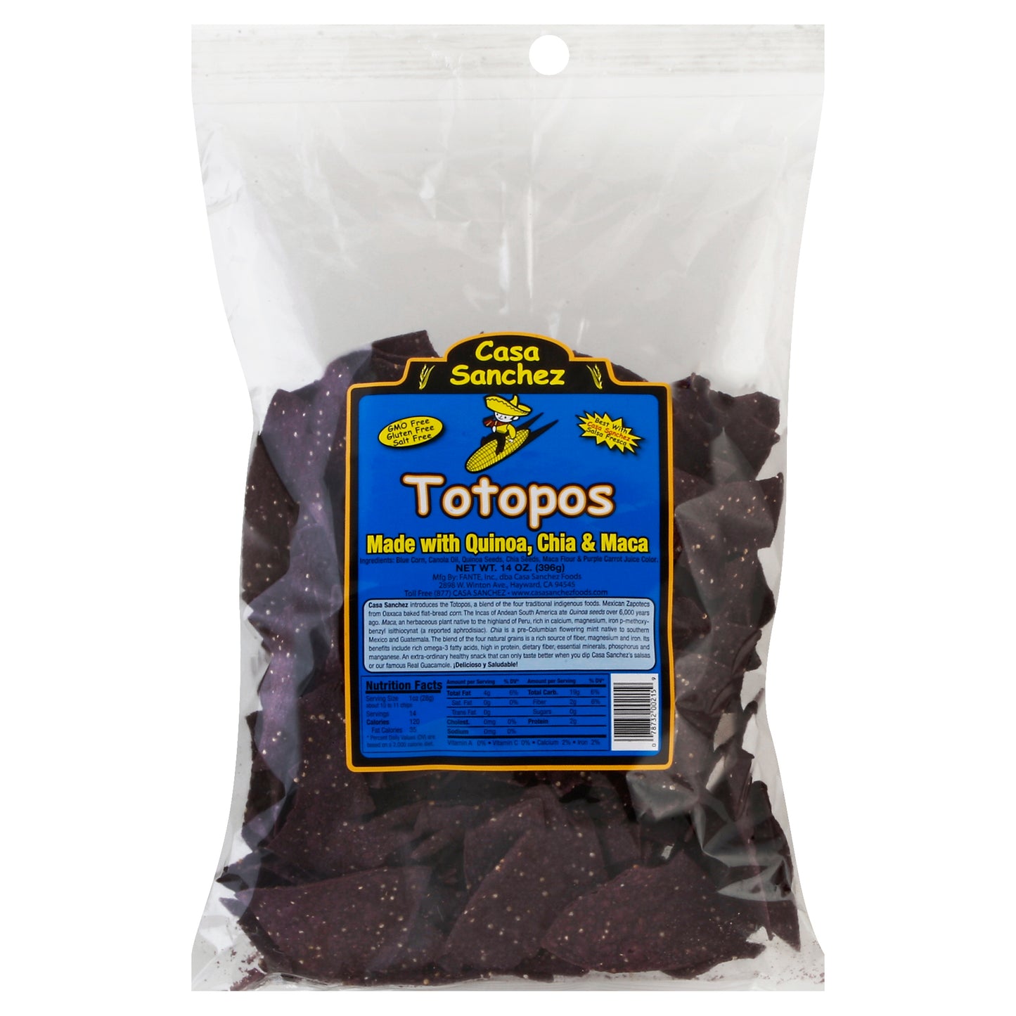 Casa Sanchez Totopos 14 oz