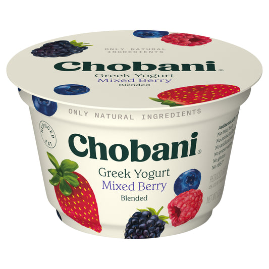 Chobani® Low-Fat Greek Yogurt Mixed Berry Blended 5.3oz