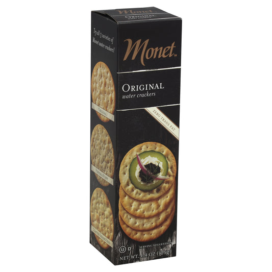 Monet Water Crackers 4.4 oz