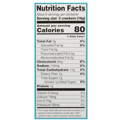 Back to Nature Stoneground Wheat Crackers 5.0 oz