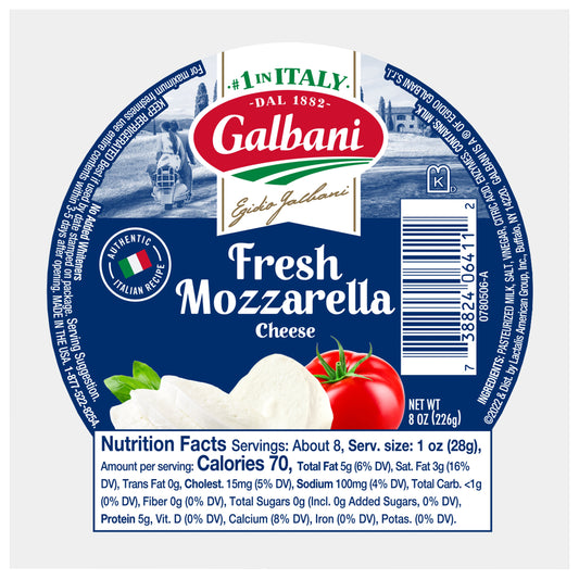 Galbani Fresh Mozzarella 8oz Ball