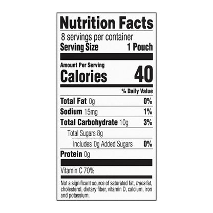 Honest Kids Berry Good Lemonade Pouches, 6.75 fl oz, 8 Pack