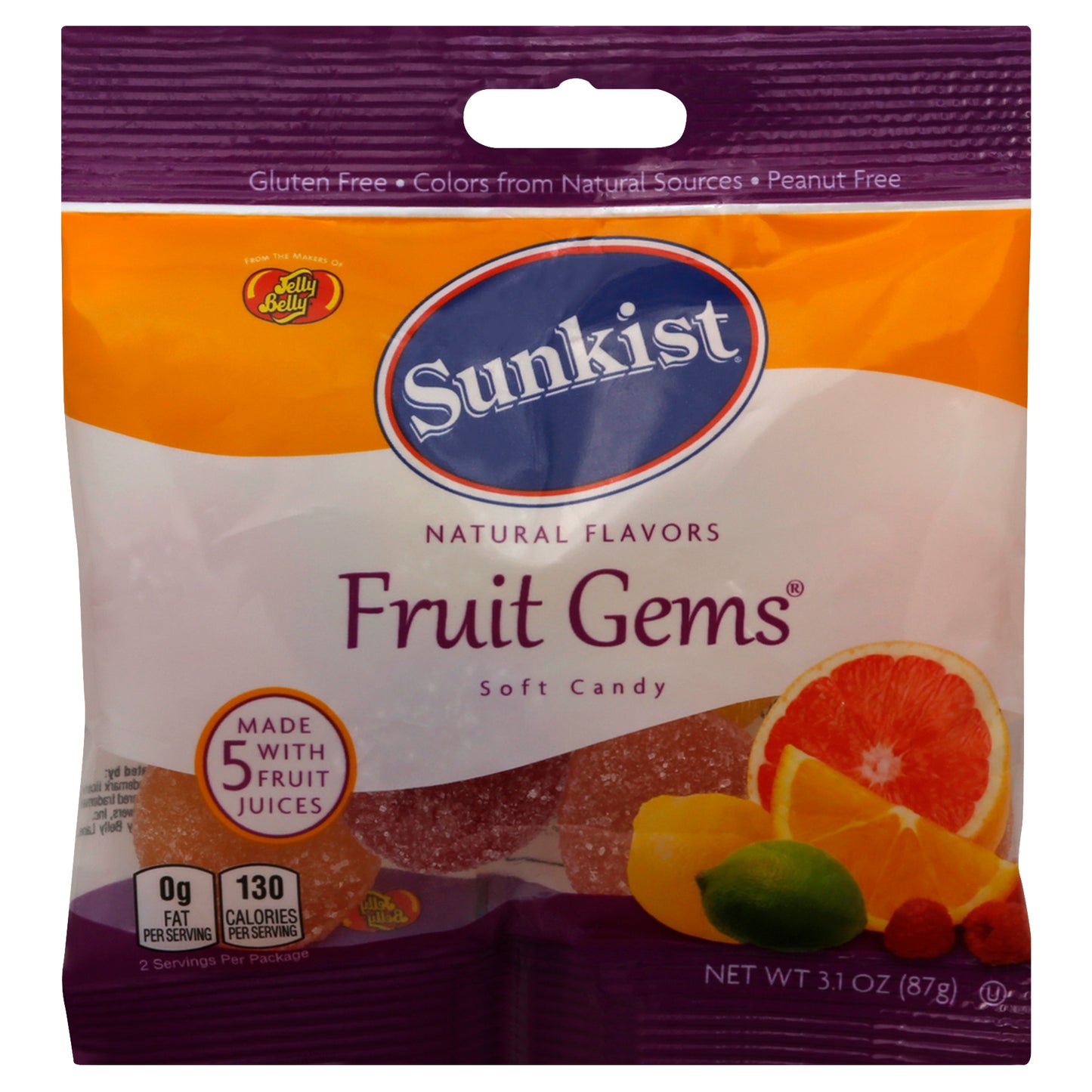 Sunkist® Fruit Gems® 3.1 oz Grab & Go® Bag