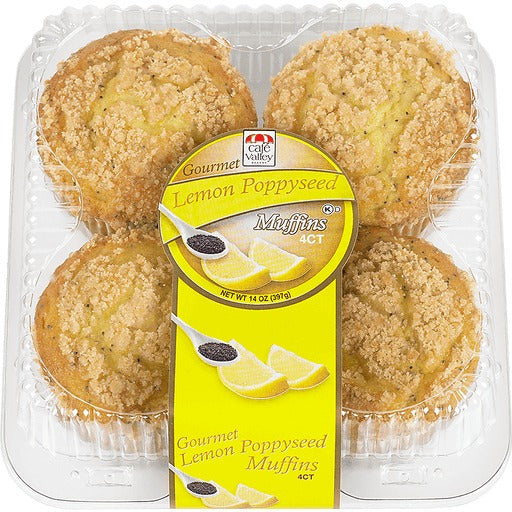 Cafe Valley Lemon Poppy Muffins